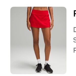 Lululemon Pace Rival Mid Rise Skirt